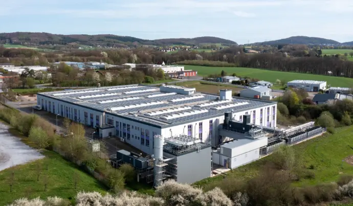 Terra CLOUD Rechenzentrum von oben