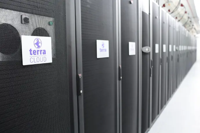 Serverracks im Terra CLOUD Rechenzentrum