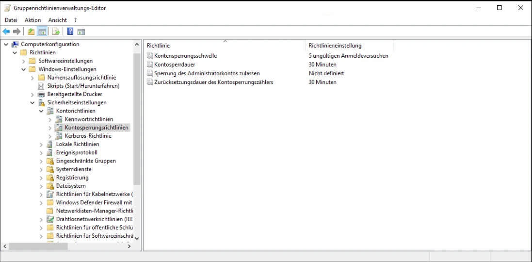 Gruppenrichtlinien
